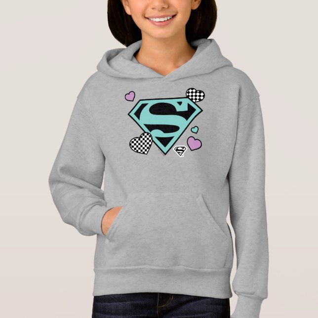 Chica de patinaje Supergirl Hearts S-Shield (Anverso)