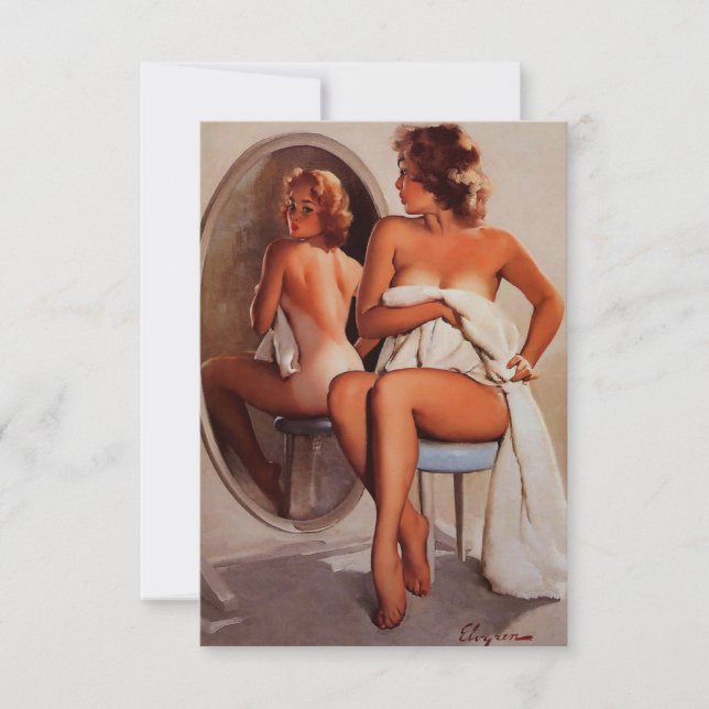 Chica de Pinup Retro Sun Tan (Anverso)