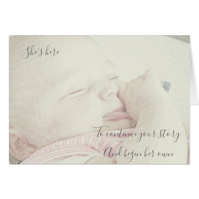 Chica de recién nacido (Anverso (Horizontal))