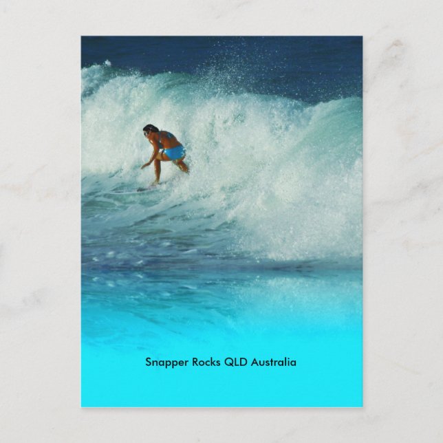 Chica de surfista de postales sacude el qLD Austra (Anverso)