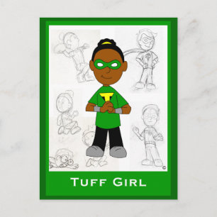 Chica de Tuff: Tarjeta Post
