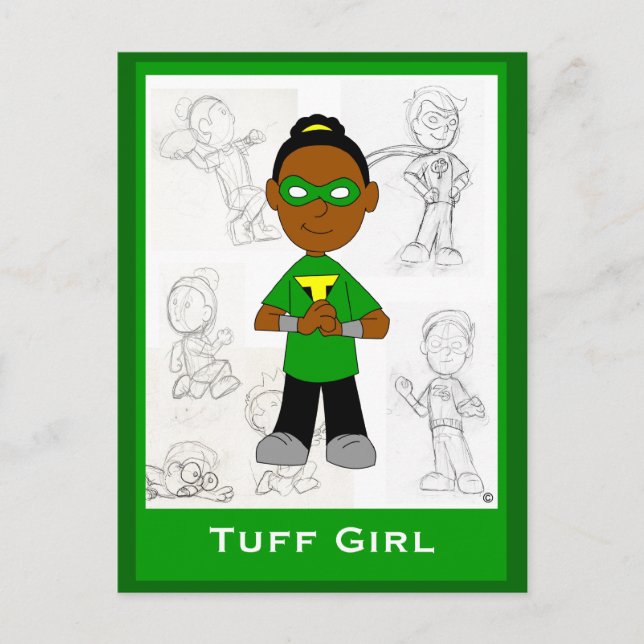 Chica de Tuff: Tarjeta Post (Anverso)
