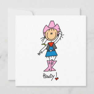 Chica de vaca con camisetas rosas y regalos