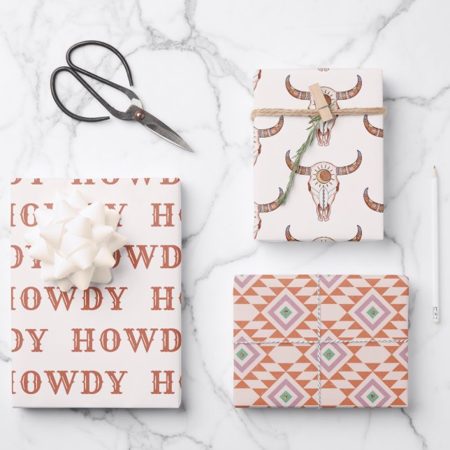 Chica de vaca del desierto Última hoja de papel de (Anverso)