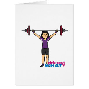 Chica de Weightlifer - Medio