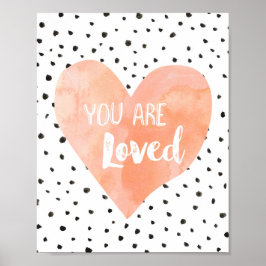 Chica Decoración De La Enfermería Acuarela Peach H