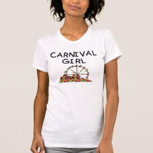 Chica del carnaval de la CAMISETA