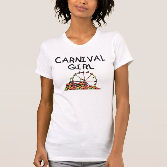 Chica del carnaval de la CAMISETA (Anverso)