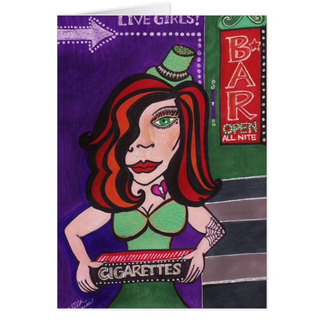 "Chica del cigarrillo " (Frente)