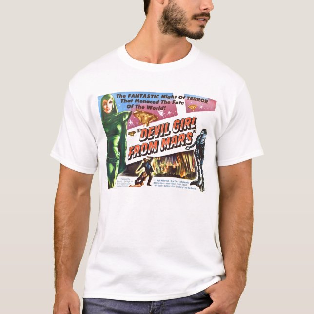 Chica del diablo de la camiseta de Marte (Anverso)