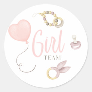 Chica del equipo de género Boho revela Pegatinas