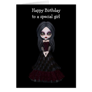 Chica del estilo de Steampunk que lleva el vestido