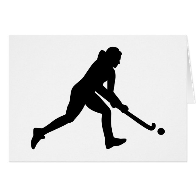 Chica del hockey hierba (Anverso (Horizontal))