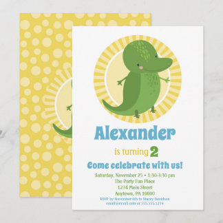 Chica del niño de la invitación al cumpleaños de C