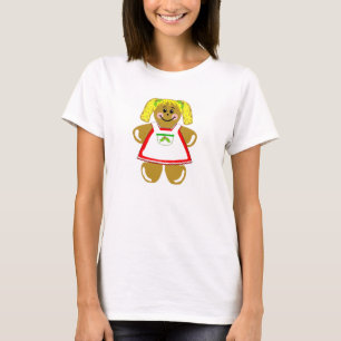 Chica del pan de jengibre - camiseta para mujer
