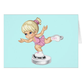 Chica del patinaje de hielo