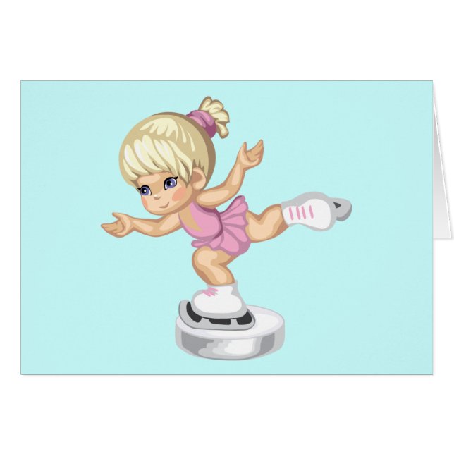 Chica del patinaje de hielo (Anverso (Horizontal))