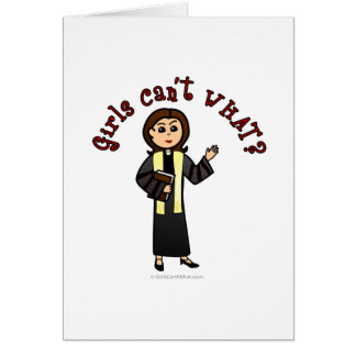 Chica del predicador ligero