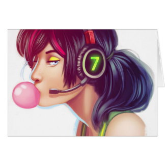 Chica del videojugador