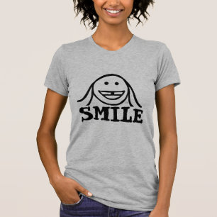 Chica dentado de paro, camiseta de Chicas sonrisas