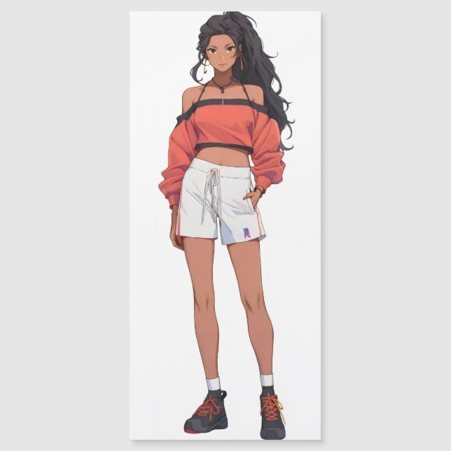 Chica Deportiva Anime Hermoso (Anverso)