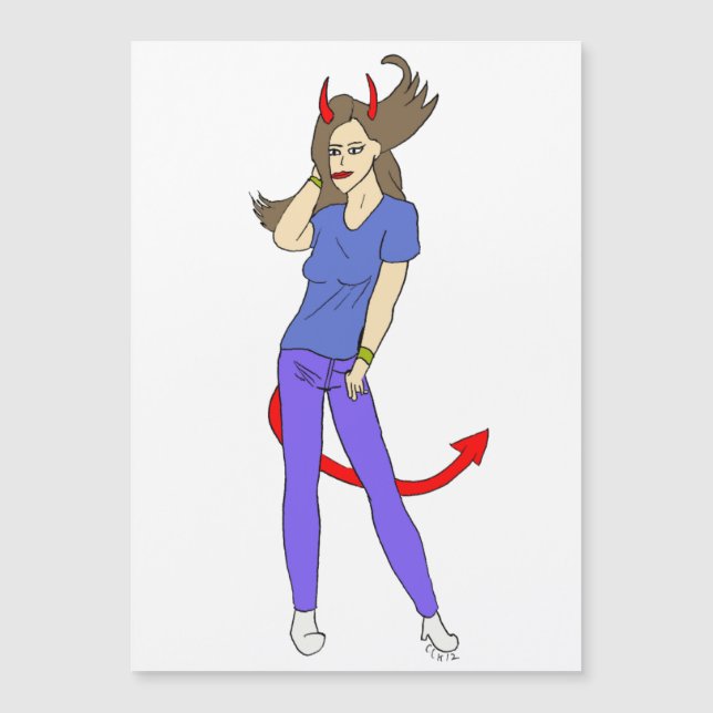 chica diablo (Anverso)