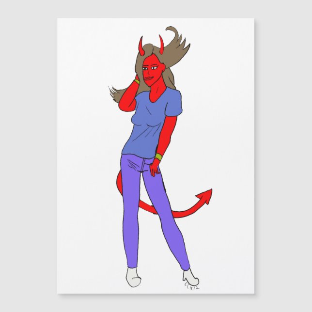 chica diablo (Anverso)