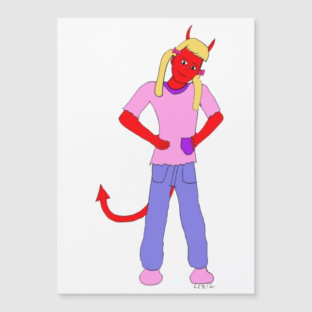 chica diablo (Anverso)