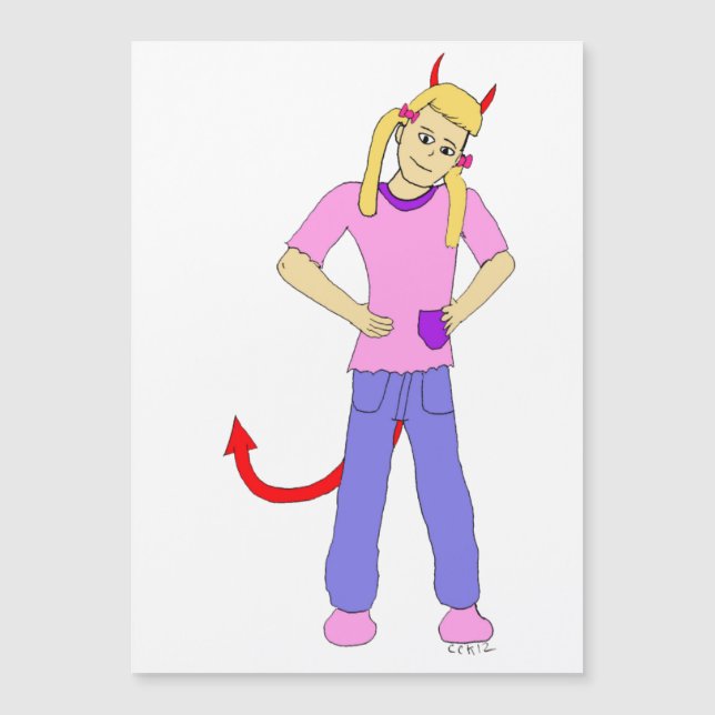 chica diablo (Anverso)