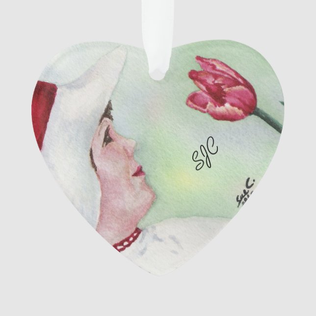 CHICA DULCE CON ORNAMENTOS DE VALENTINA DE FLORES  (Anverso)