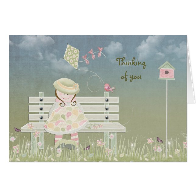 Chica dulce en primavera (Anverso (Horizontal))