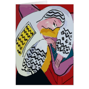Chica en el comprimido AbstracT, TIPO de mATISSE