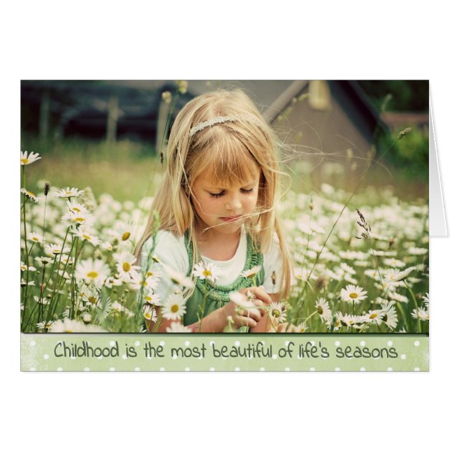 Chica en flores silvestres (Anverso (Horizontal))