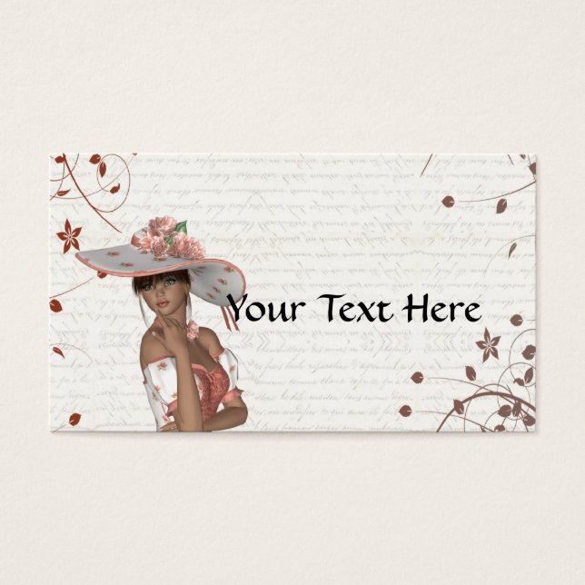 Chica en gorra de verano (Frente)