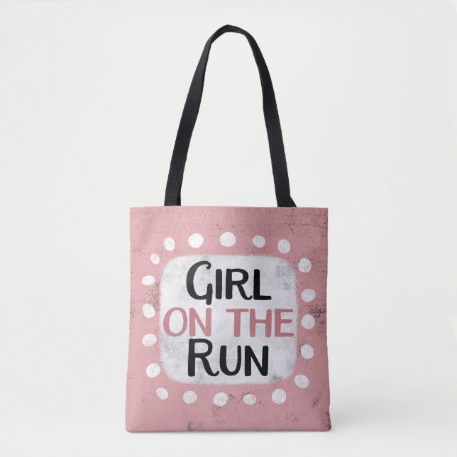 Chica En La Bolsa De Tote (Anverso)
