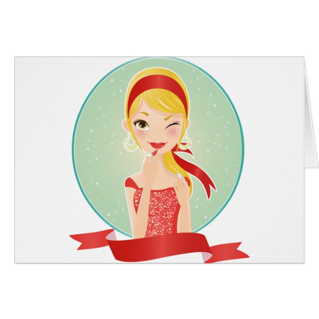 Chica en rojo (Anverso (Horizontal))