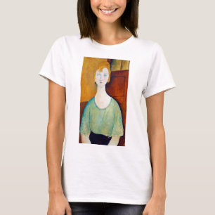 Chica en una blusa verde, Modigliani