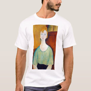 Chica en una blusa verde, Modigliani