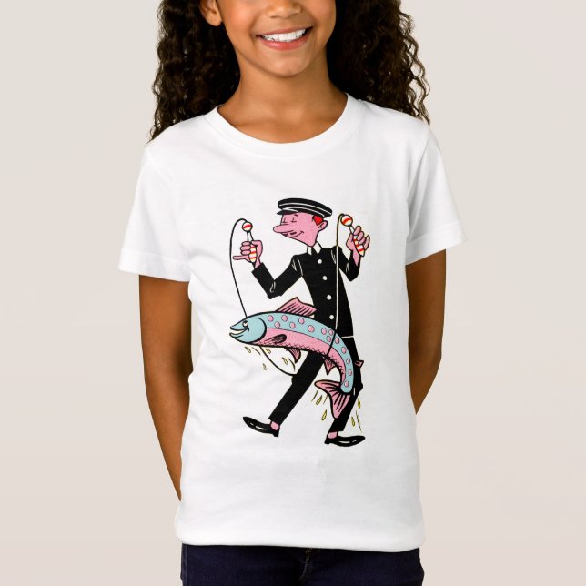 Chica Fine Jersey fish T-Shirt (Anverso)