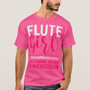 Chica flautista: divertida marcha de Camisetas de 