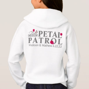 Chica flor Patrulla Petal Barco sudor