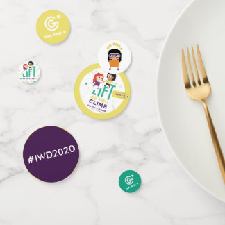 Chica Geek X Elevate + #IWD2020 Table Confetti