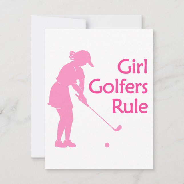 Chica Golfers Rule (Anverso)