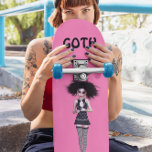 CHICA gótico CHICAS PINK SKATEBOARD<br><div class="desc">CHICA gótico PINK SKATEBOARD</div>