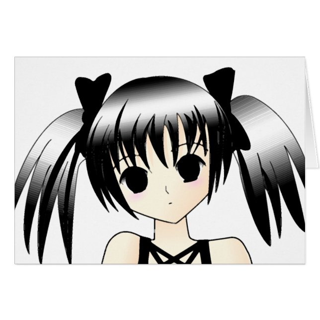 Chica gótico lindo (Anverso (Horizontal))