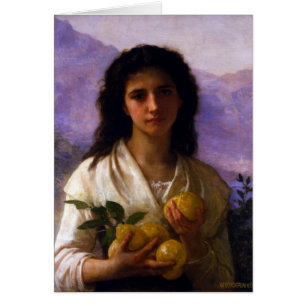 Chica Holding Lemons William-Adolphe Bouguereau