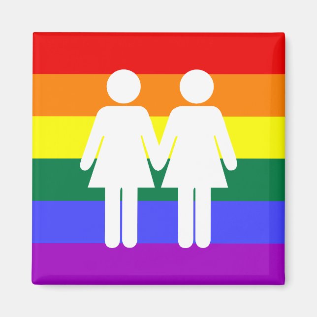 Chica + imán arcoiris Chica (Frente)