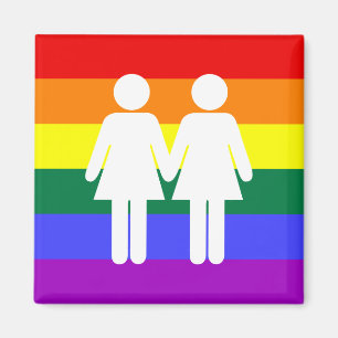 Chica + Imán del arco iris del chica