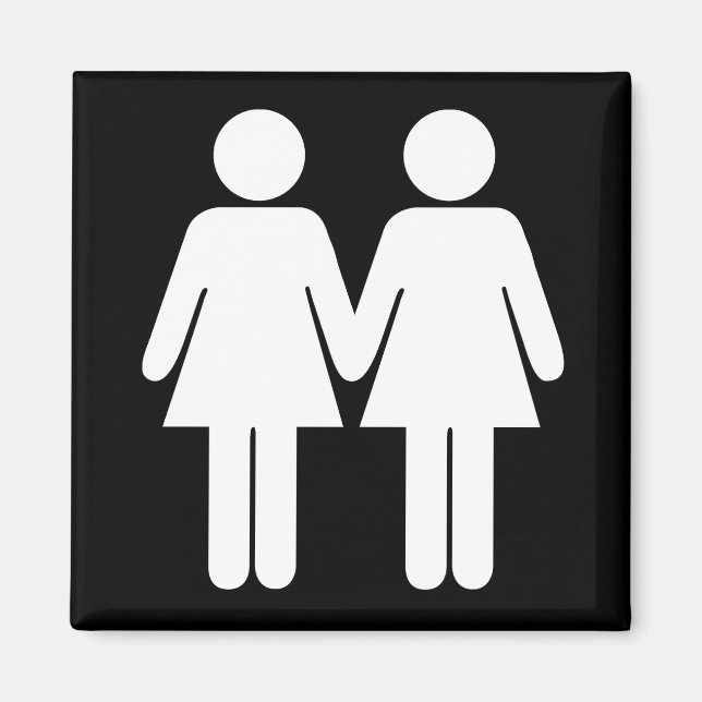 Chica + imán negro Chica (Frente)