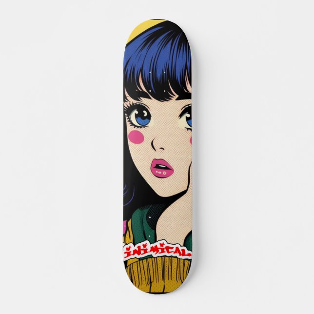 Chica Inimético Serie POP #1 Skateboard (Anverso )